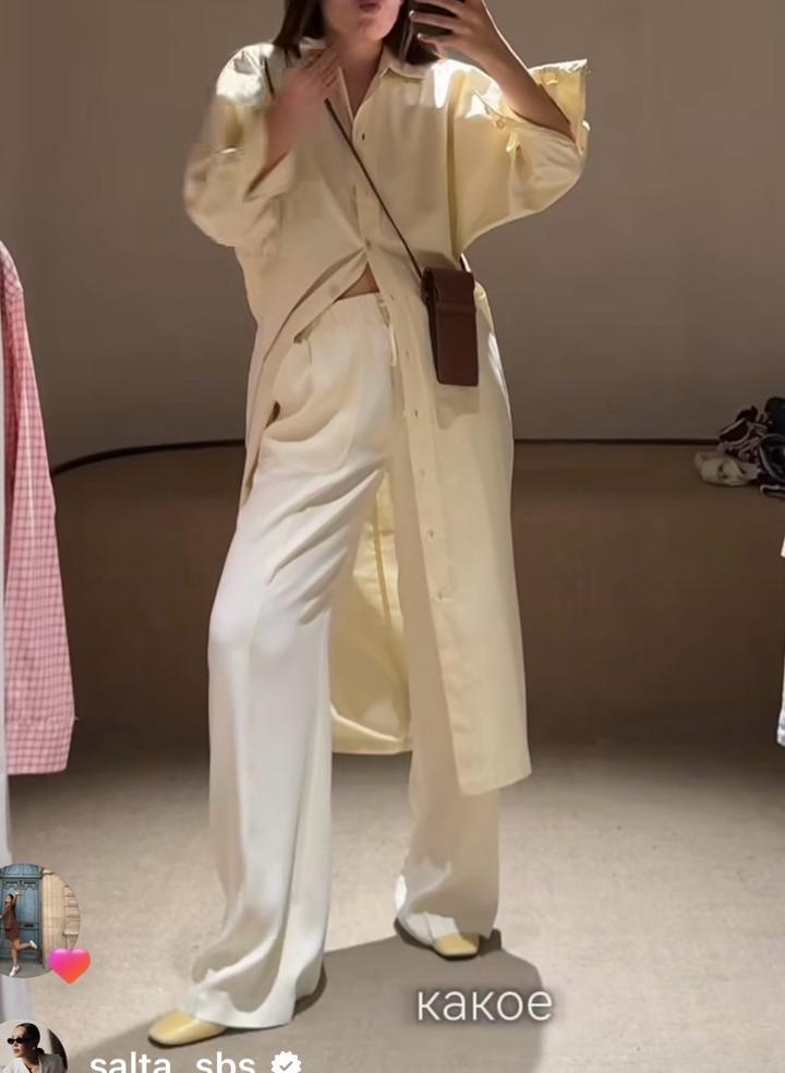 Длинная рубашка платье Zara