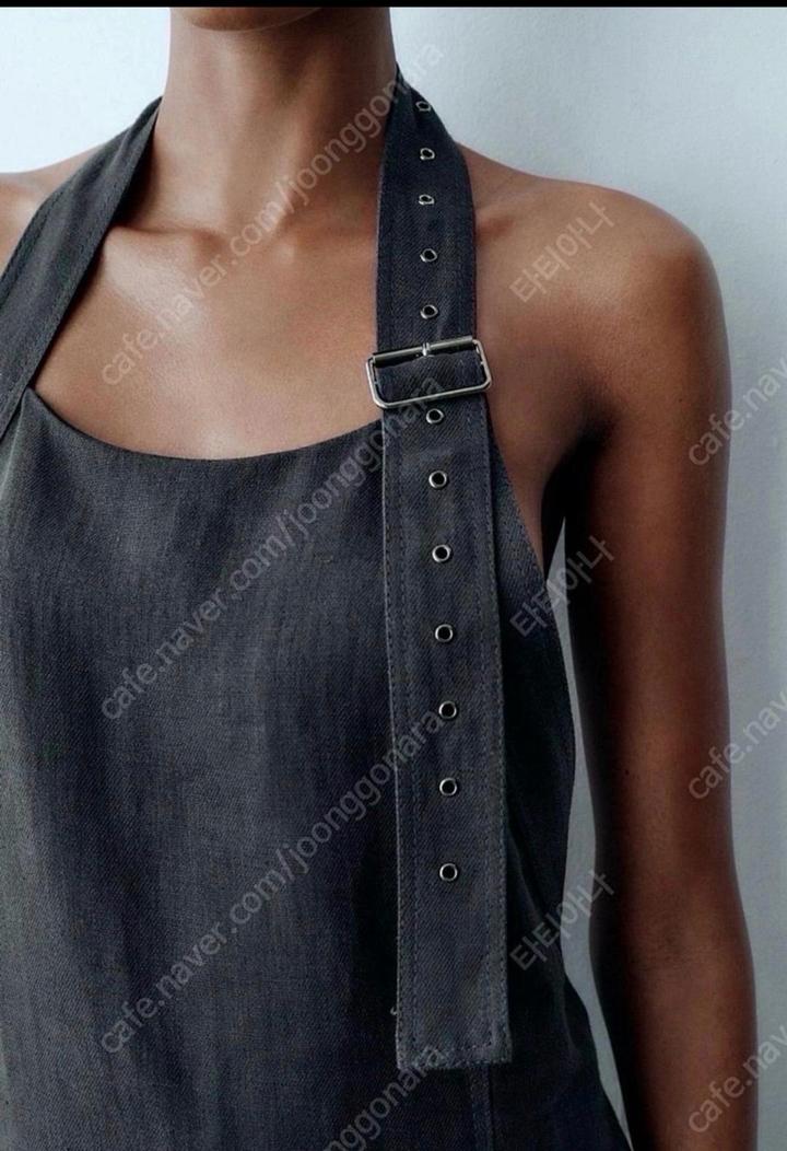 Льняное платье ZARA