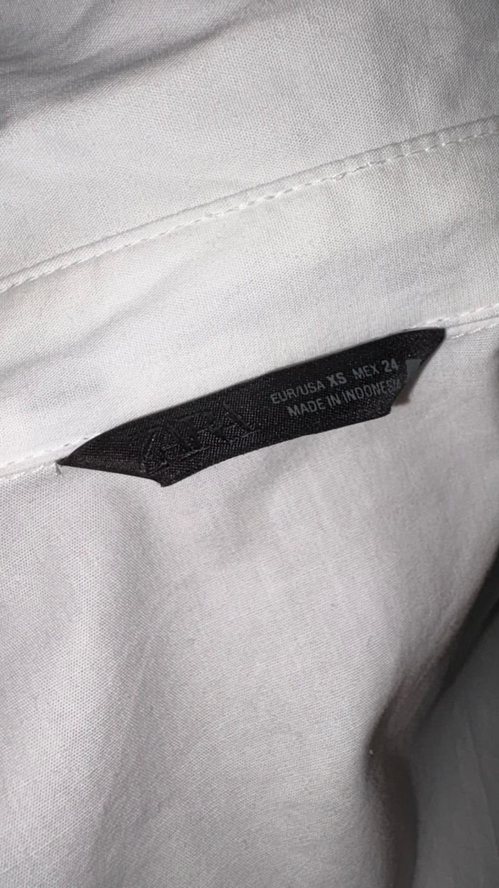 Белая рубашка зара