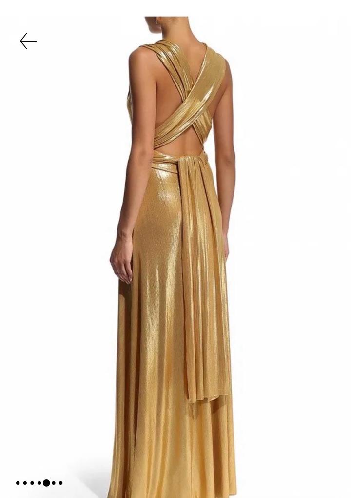 Золотое платье-трансформер в пол. Хотите быть королевой👑