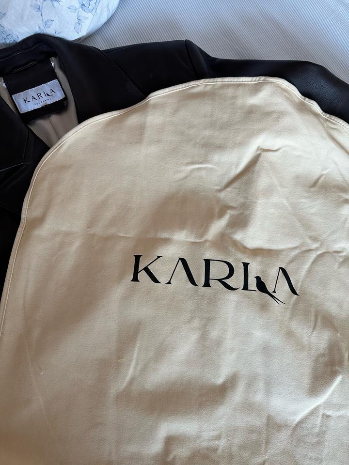 Тренч из натуральной телячьей кожи, размер L