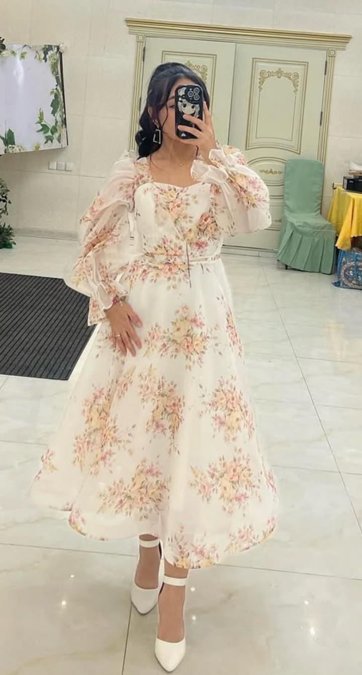 Нежное платье