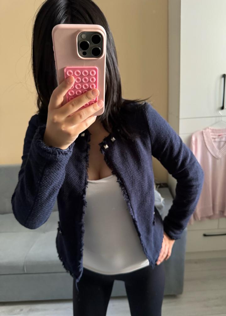 Твидовый пиджак Tom Tailor