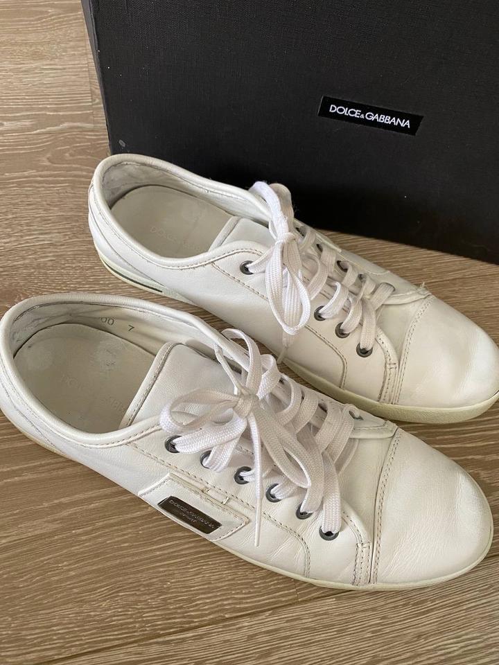 Мужские кеды Dolce & Gabbana💯оригинал. Натуральная Кожа. Размер 41В