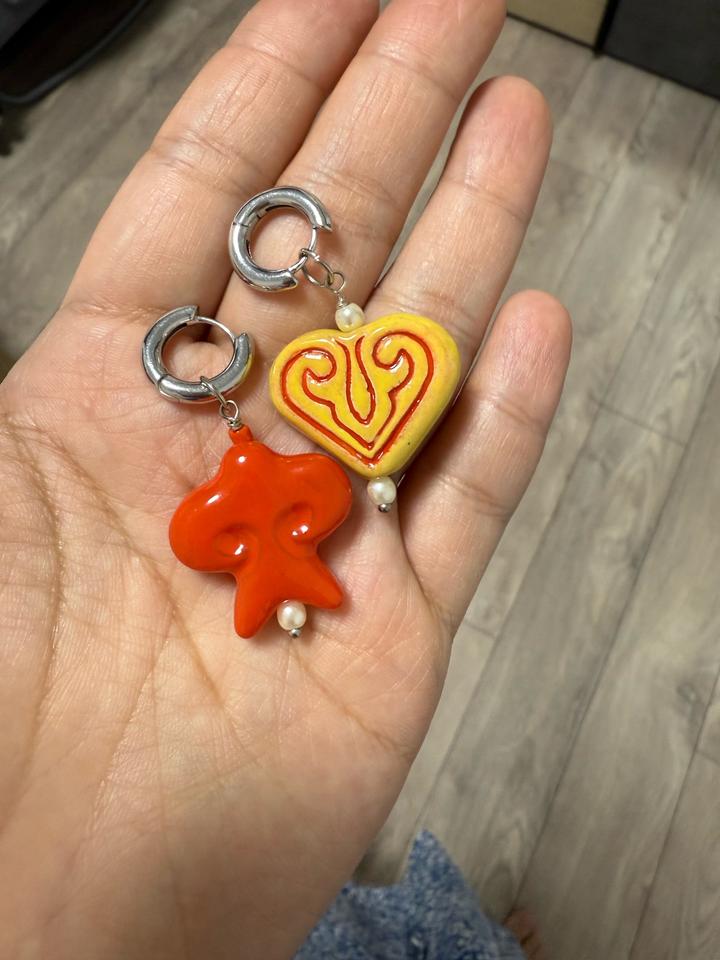 Серьги керамические Necojewellery