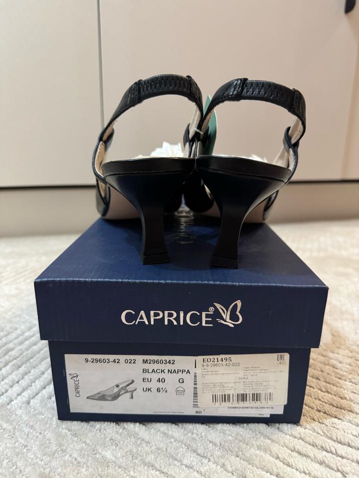 Черные туфли Caprice
