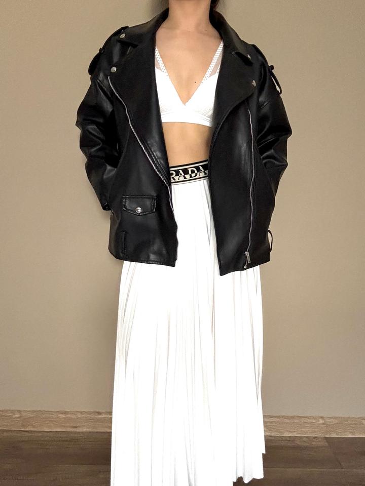 Куртка кожаная косуха Sugar Vanilla