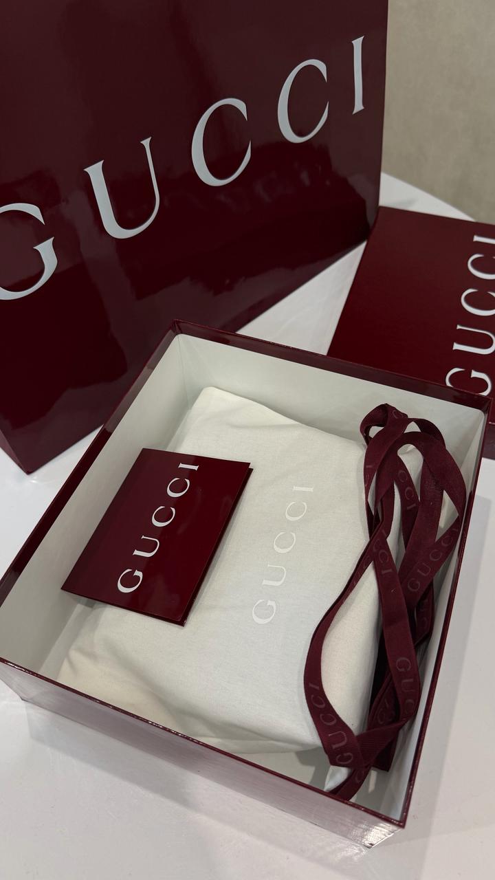Сумка Gucci GG Emblem nano bucket bag