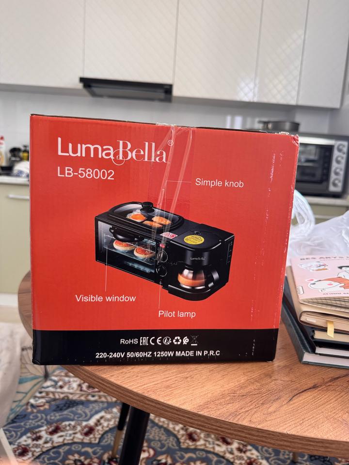 Настольная электропечь 3в1 LumaBella LB-58002