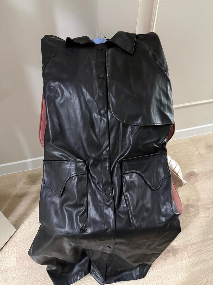 Тренч черный