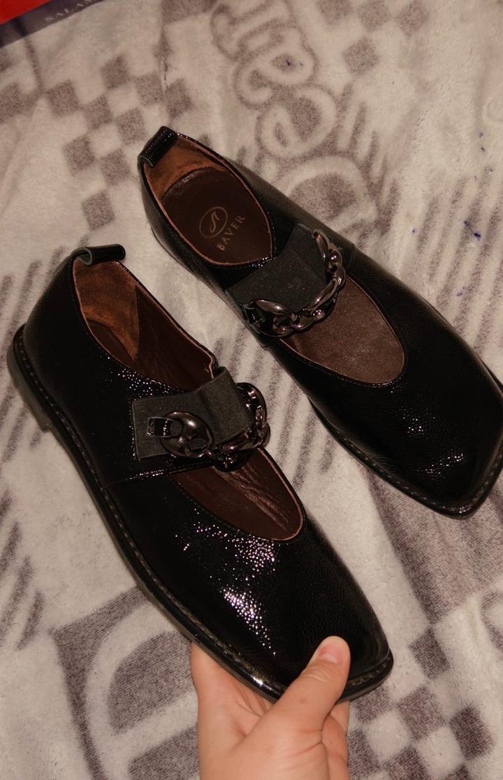 Черный туфли Baver