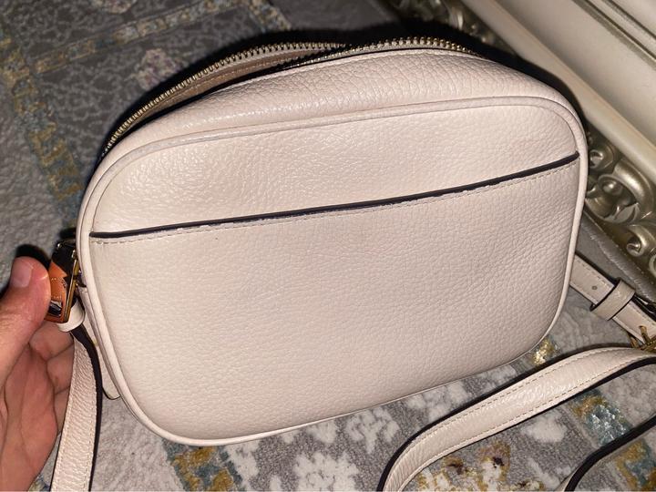 Белая сумка coach