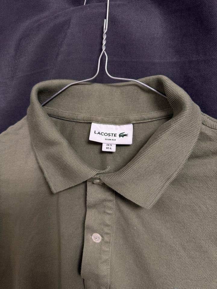 Lacoste Polo Olive / Оригинальное поло Lacoste хаки