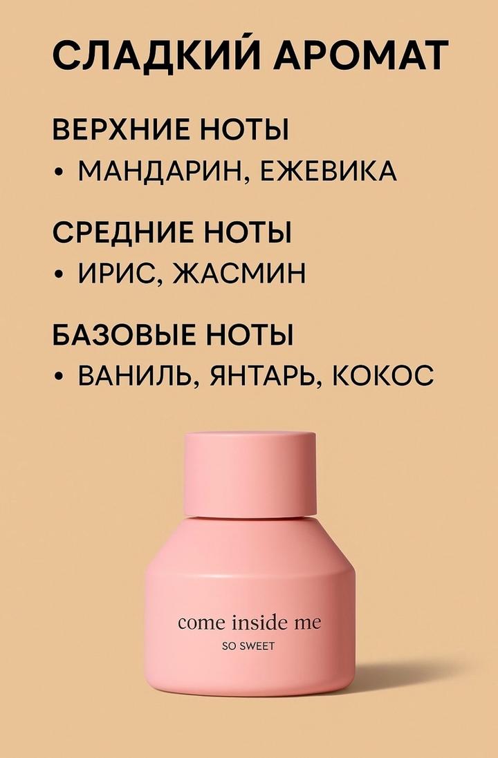 Парфюм come inside me /интимное масло парфюм