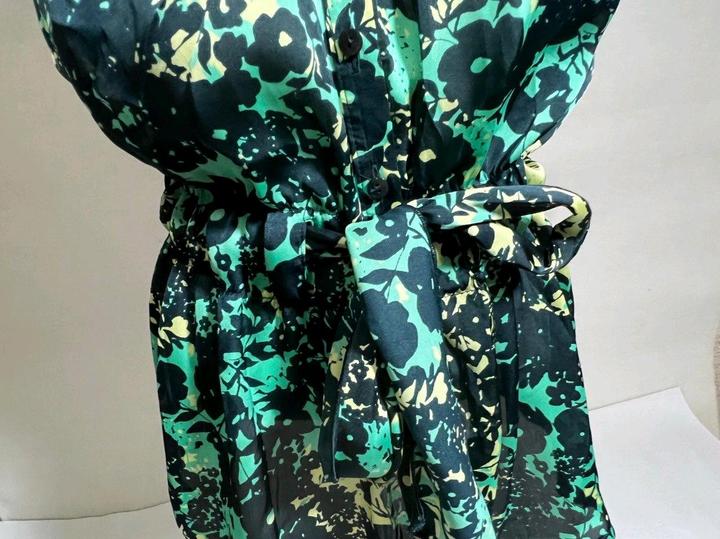 Винтажный топ блуза M (46 размер) летний без рукавов