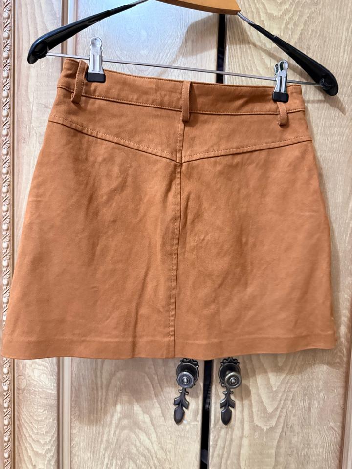 Юбка Zara TRF под замшу