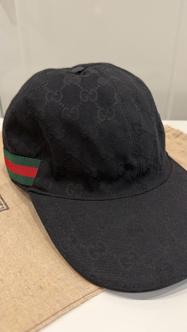 Чёрная кепка Gucci GG baseball