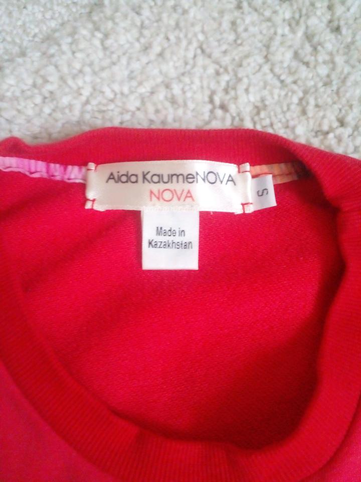 Красный свитшот Aida KaumeNOVA NOVA