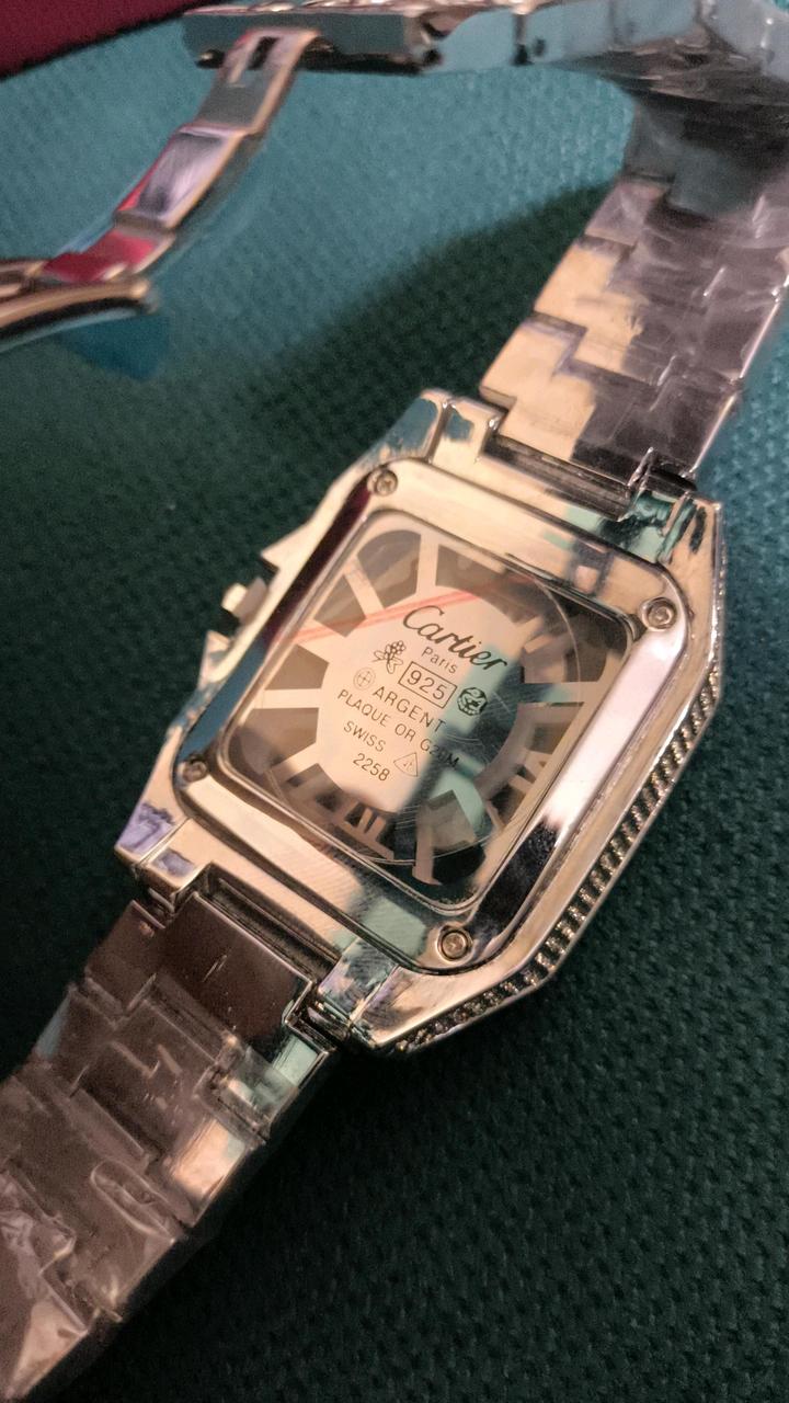 Cartier Santos Moissanitte Серебро 925