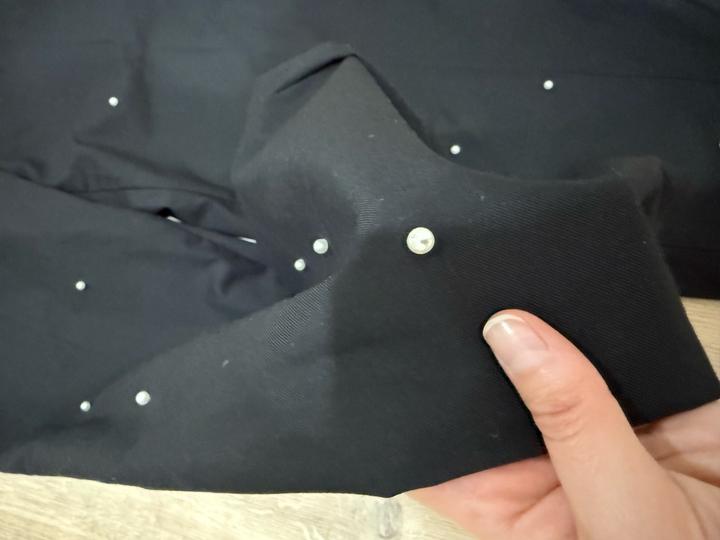 Брюки палаццо с жемчужинами