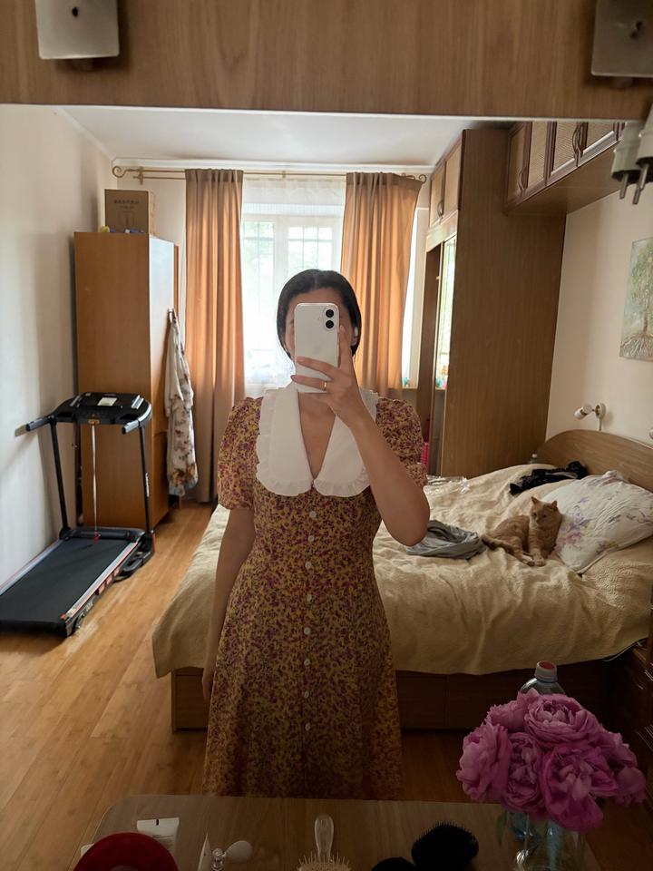 Платье в цветочек