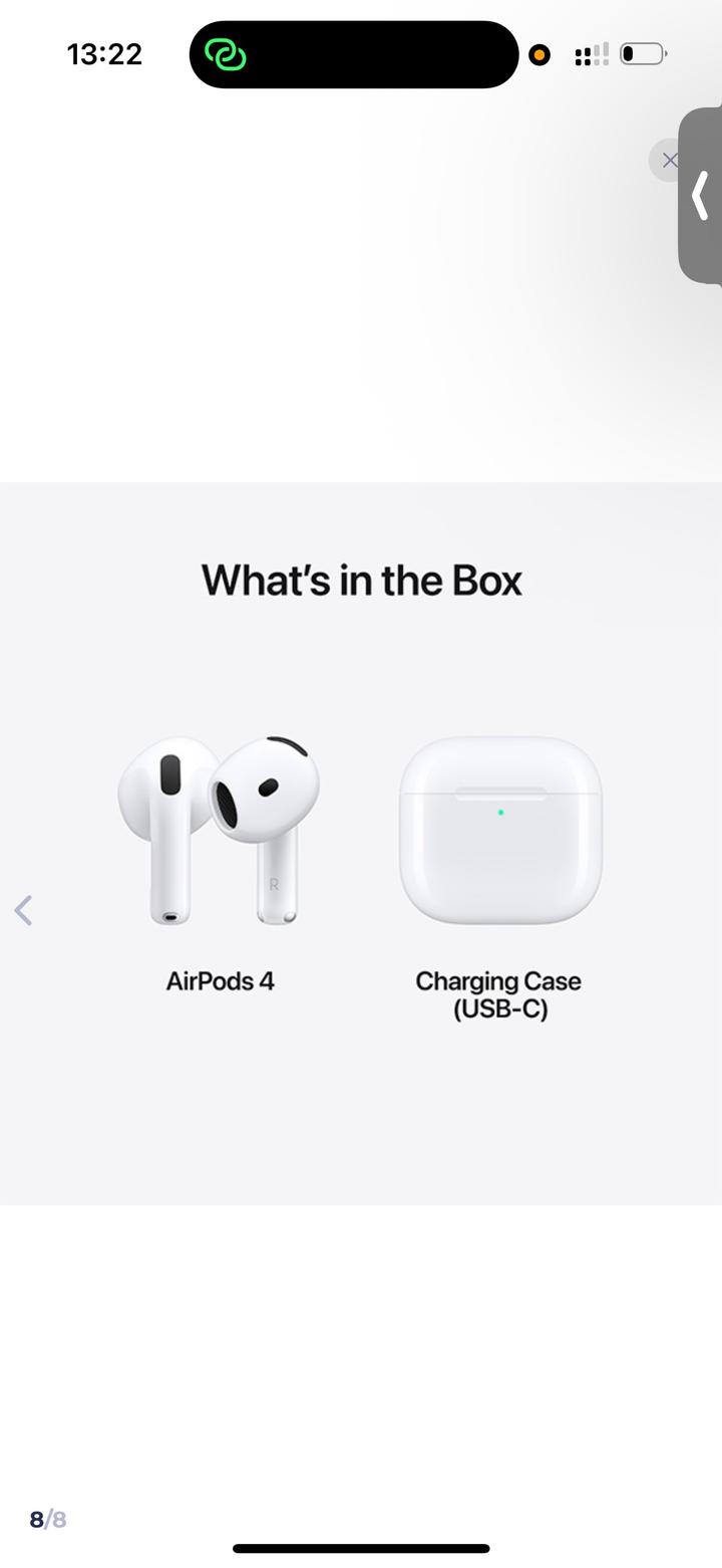 Наушники AirPods 4th Gen. Эйрподс