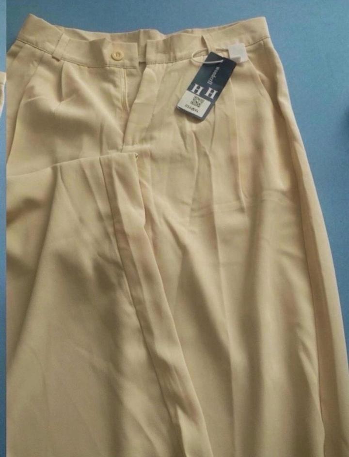 Бежевые брюки