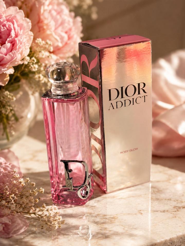 💗 Dior Addict Rosy Glow Eau de Parfum 💗новые , батч код имеется на фото