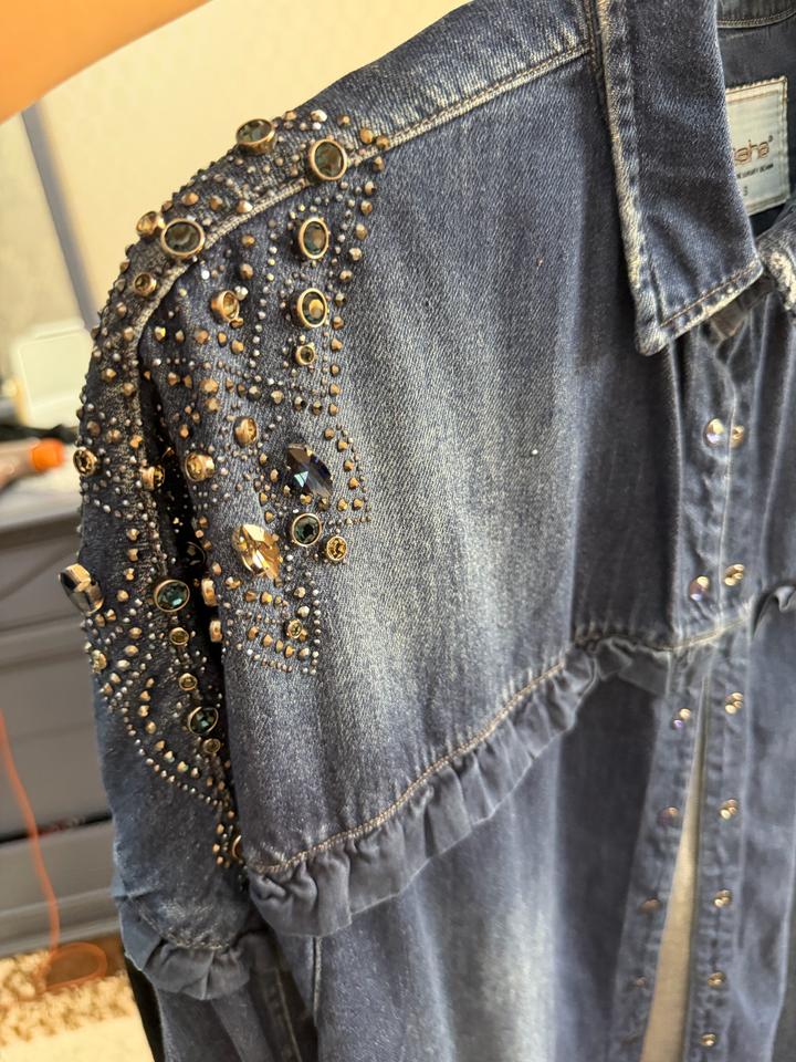 Джинсовое платье