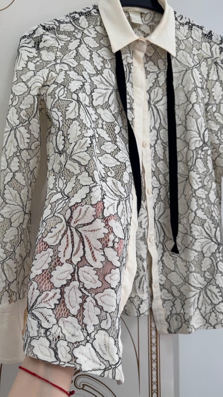 Кружевная рубашка H&M