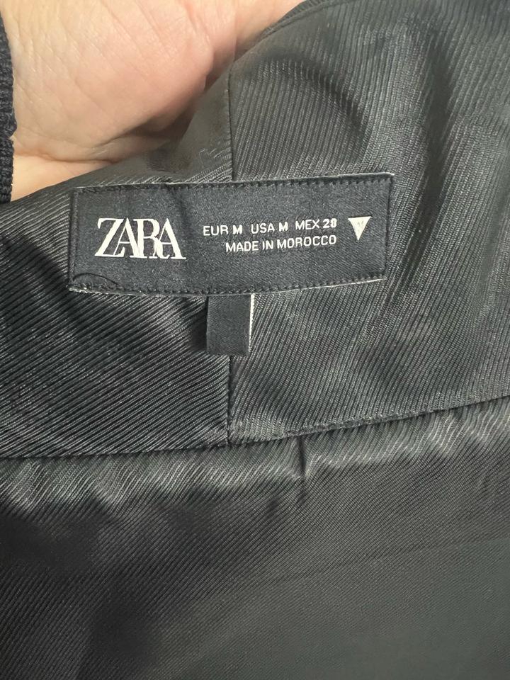 Платье Zara с шалевым воротником