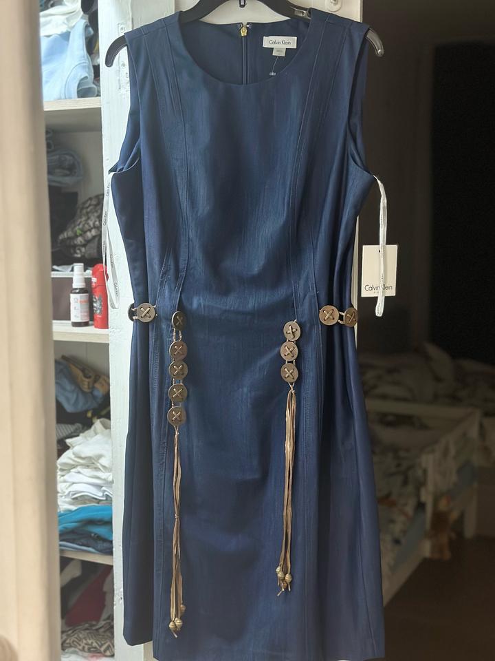 Платье новое под джинсовое Calvin Klein