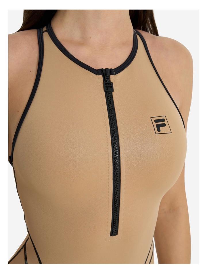 Бежевый купальник FILA