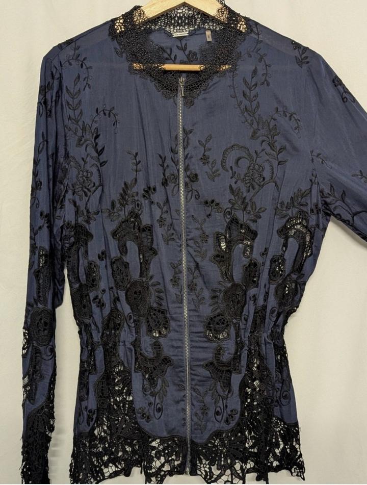 Elie Tahari блуза на молнии