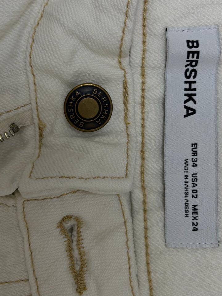 Джинсы белые бершка