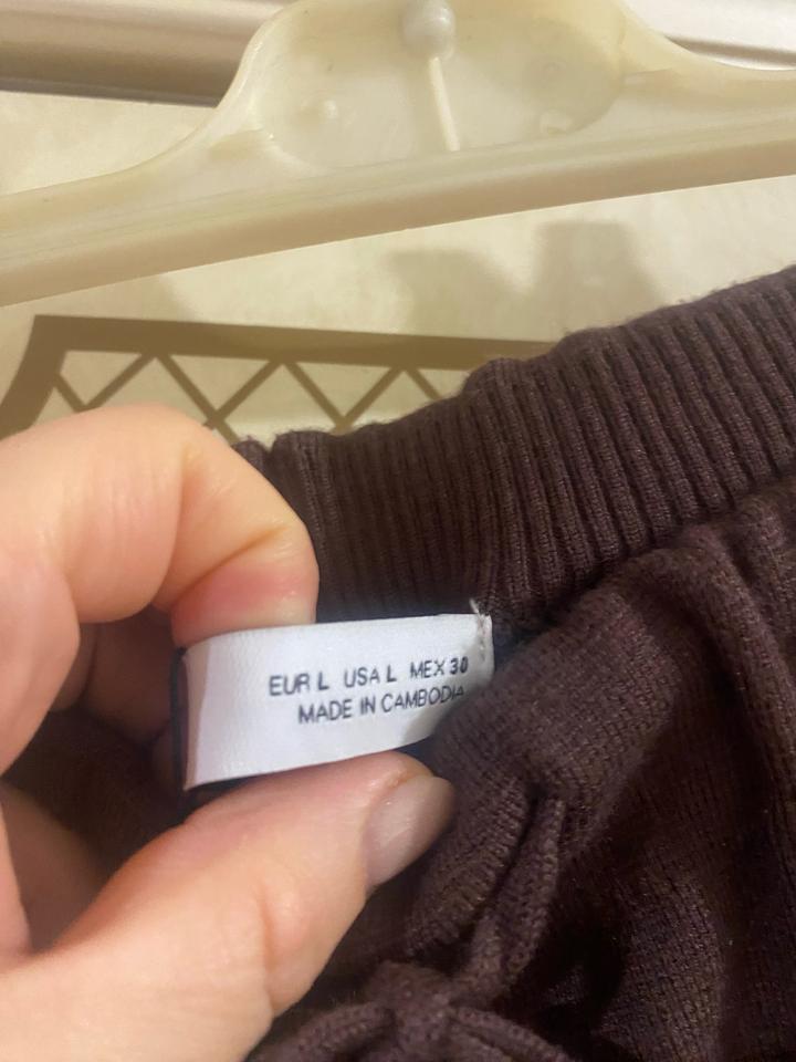 Трикотажная Zara юбка