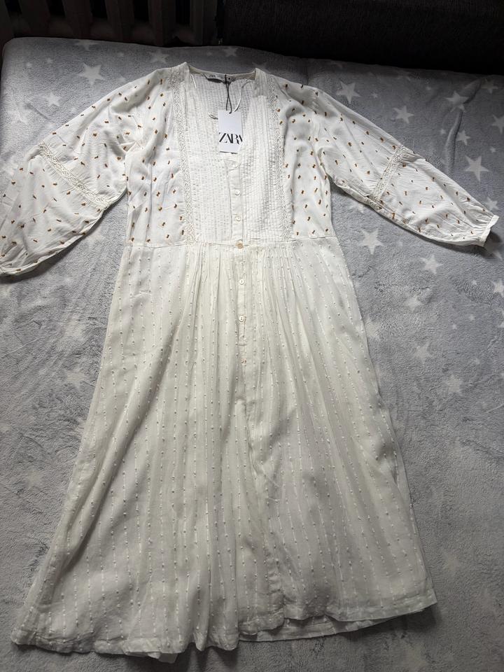 Белое платье Zara