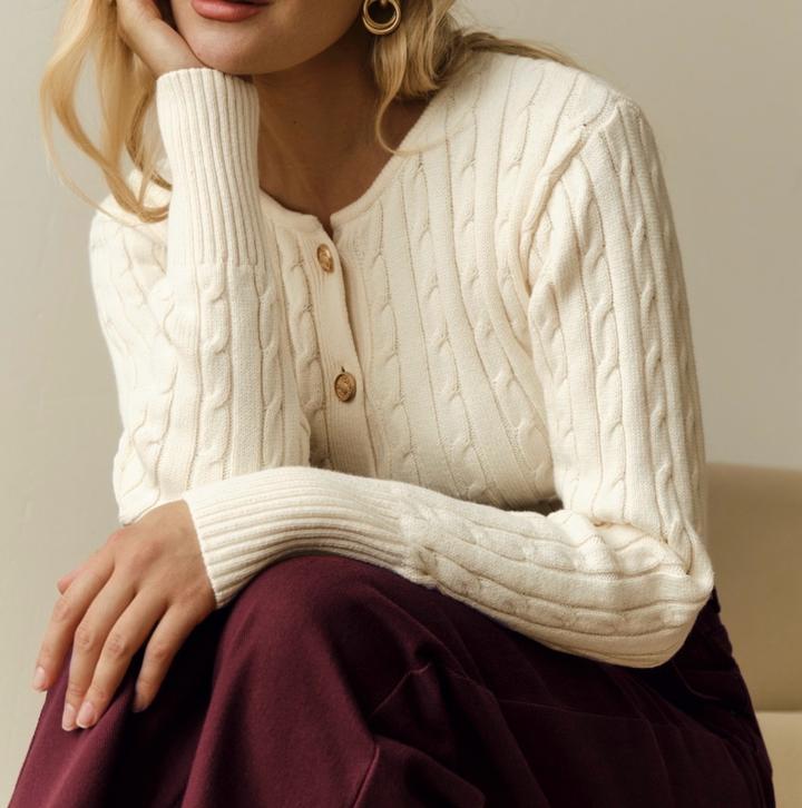 Светло бежевый кардиган Lichi