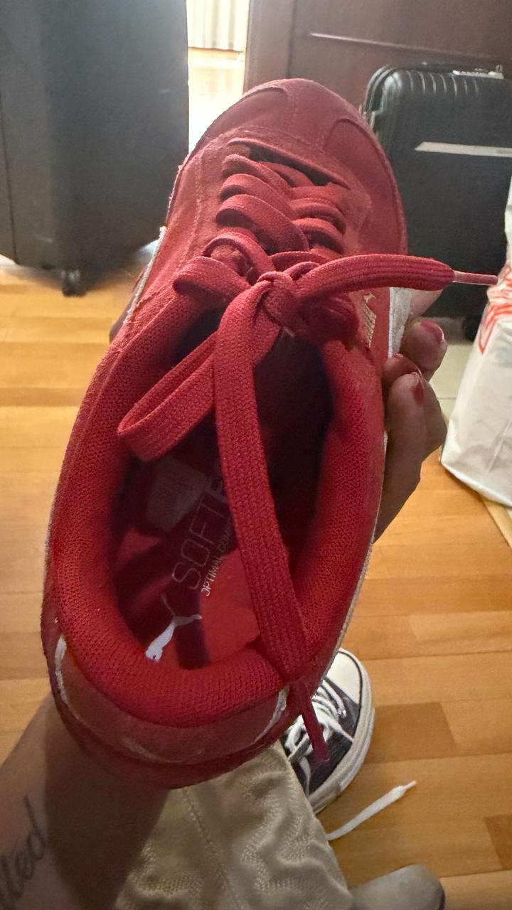 Puma красные кеды 39