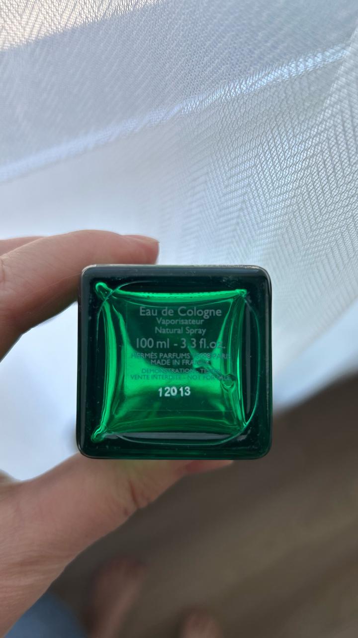 Hermès Eau de Basilic Pourpre, тестер с дюти фри