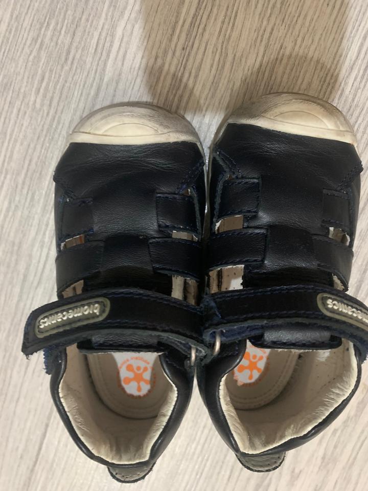 Детские кожаные биометрические сандалики