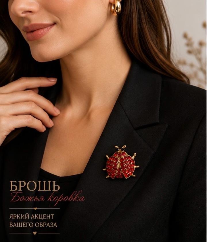 БРОШЬ «БОЖЬЯ КОРОВКА»