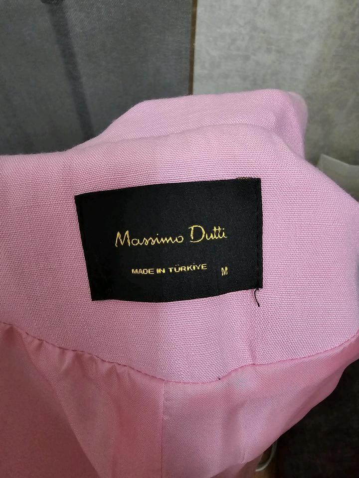 Льняной пиджак Massimo Dutti