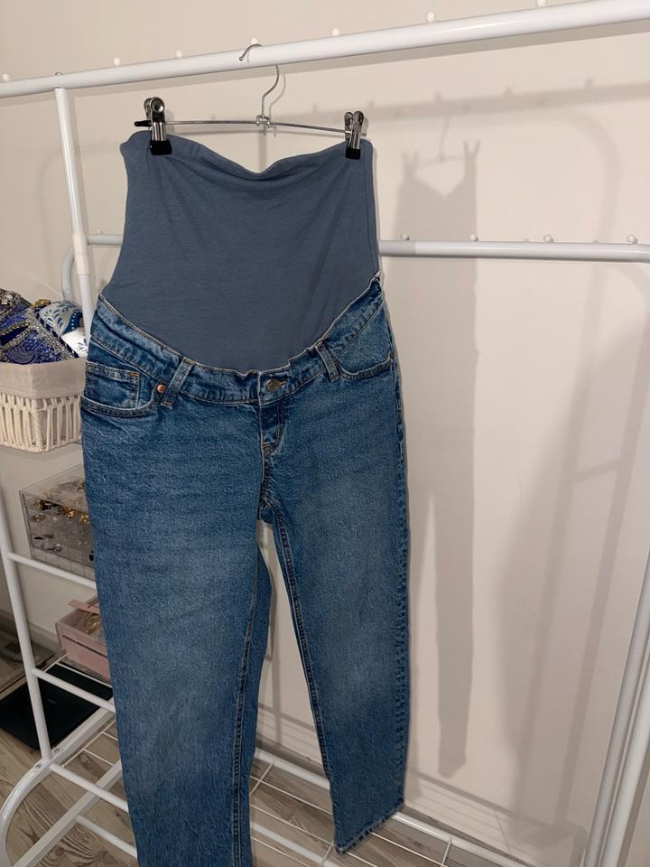 Джинсы для беременных H&M MAMA (размер 36 / S / EUR 36) почти новые!