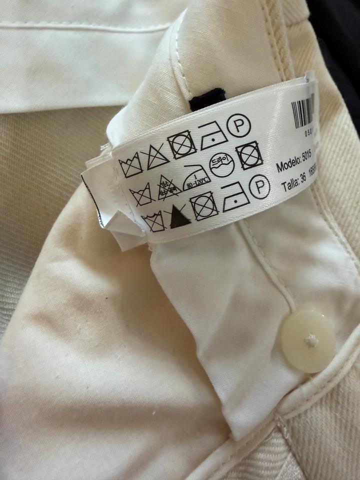 Брюки белые Massimo Dutti