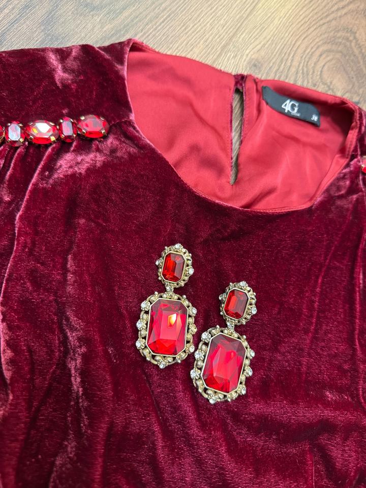 Велюровое платье