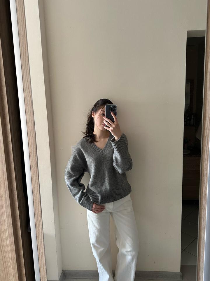 Серый свитер Zara