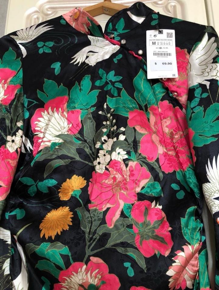 Платье от Zara в японском стиле
