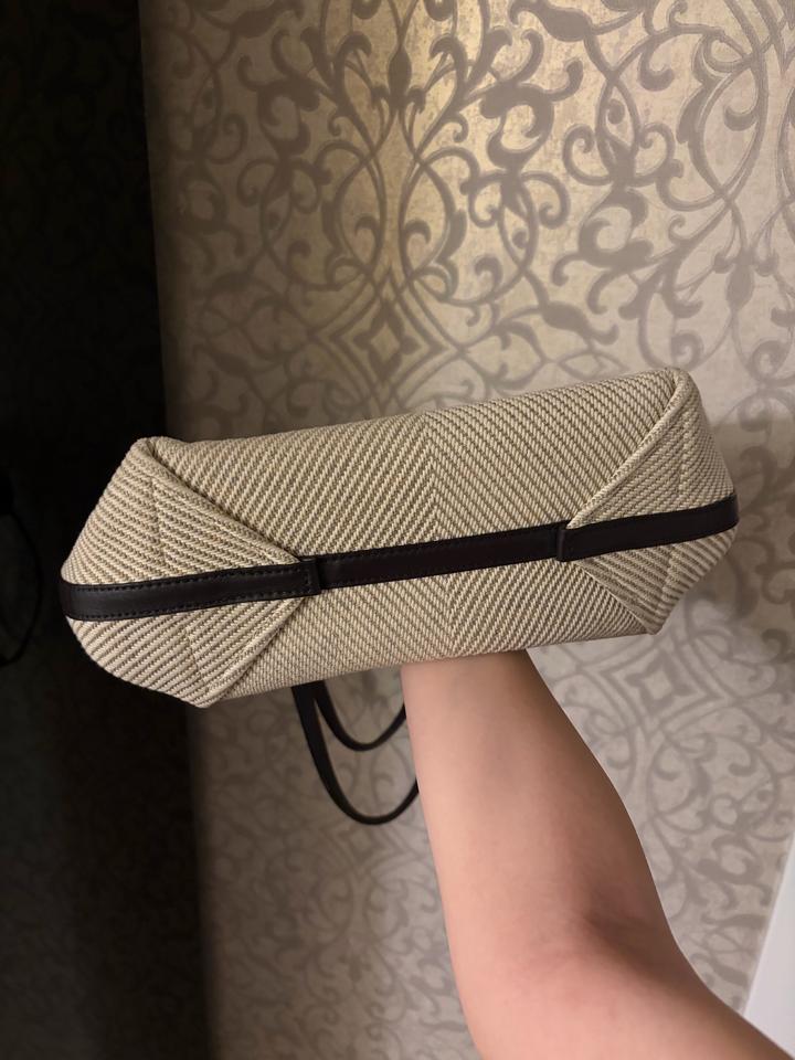 LOEWE Puzzle Fold Tote Beige Jacquard Canvas