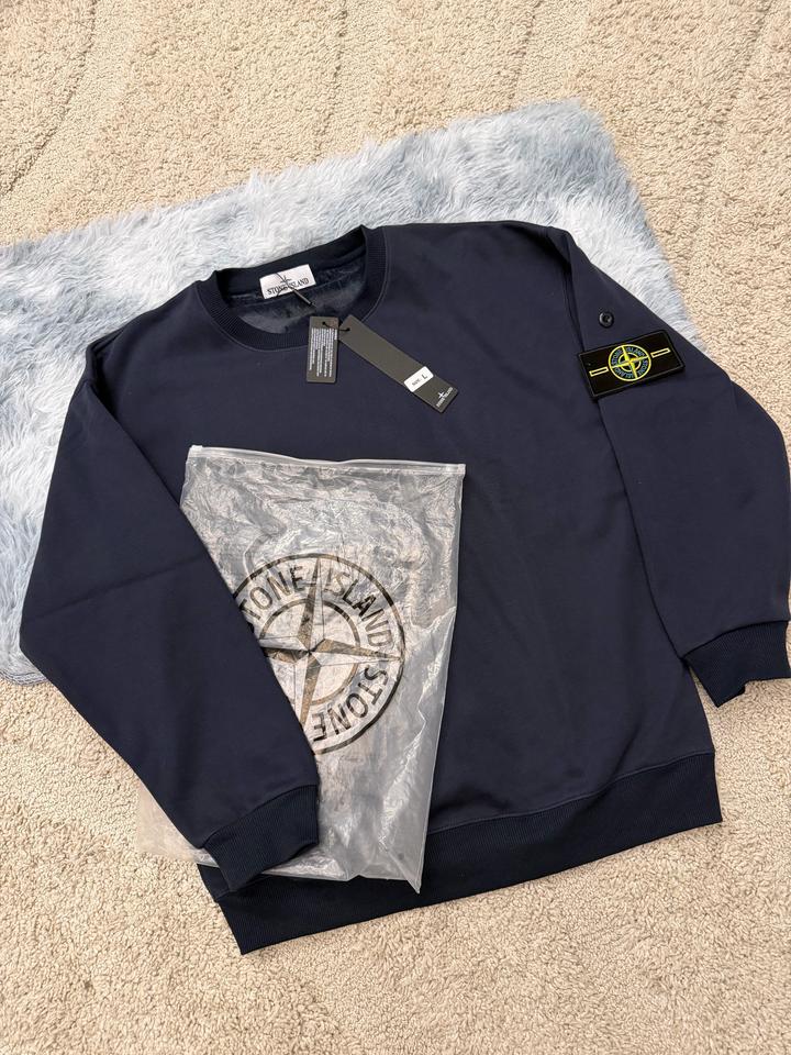 Свитшот Stone Island Crewneck / Navy Blue